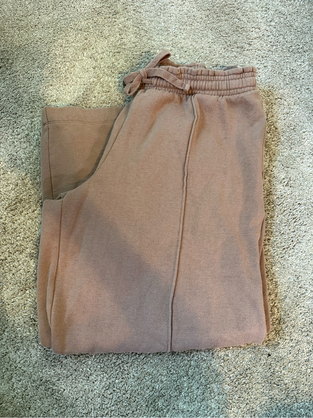 Women’s Casual Drawstring Sweatpants in Brown